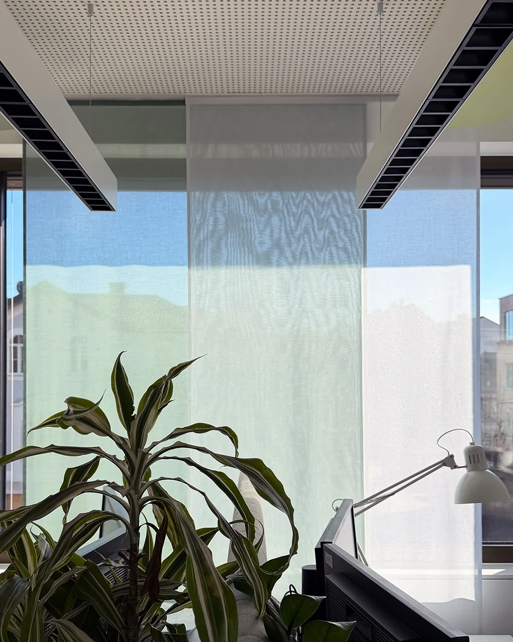 Detail Stoffstruktur — Kvadrat Mono Mix in Farbe 0231